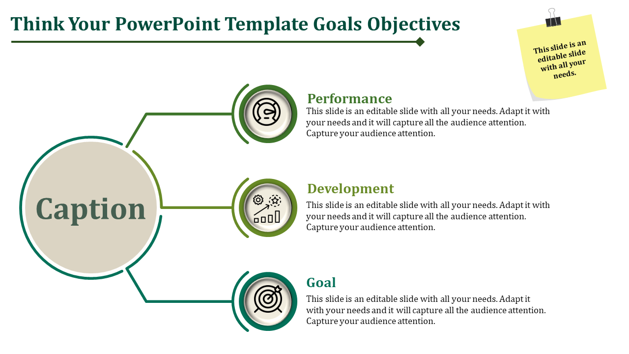powerpoint template goals objectives-Think Your Powerpoint Template Goals Objectives